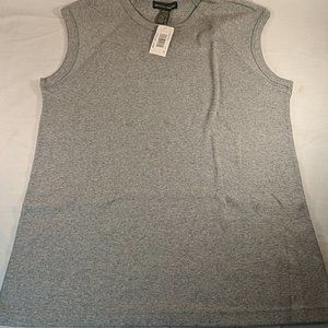 NWT Rough Dress Grey Sleeveless Shirt Tank Top Mens 2XL XXL Ribbed Wife Beater